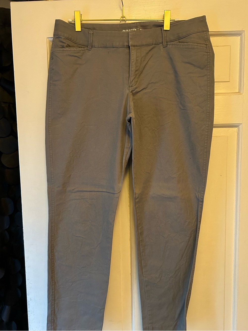 Women’s Gray Stretch Chino Pants